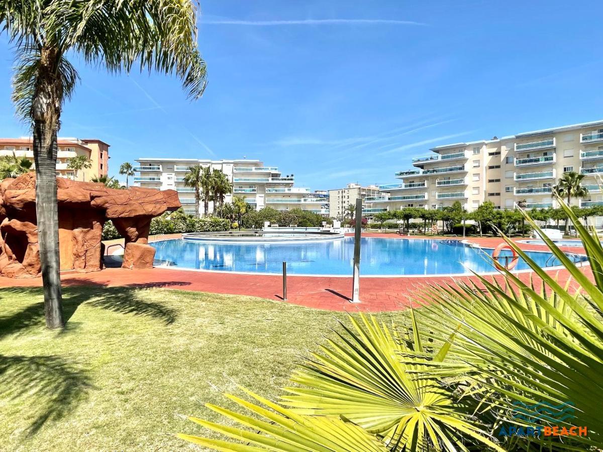 Apartbeach Los Juncos Residencial Piscinas Y Petanca La Pineda Extérieur photo