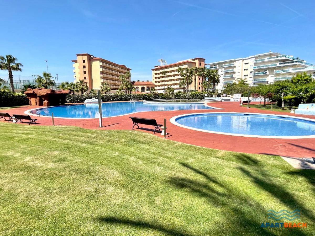 Apartbeach Los Juncos Residencial Piscinas Y Petanca La Pineda Extérieur photo