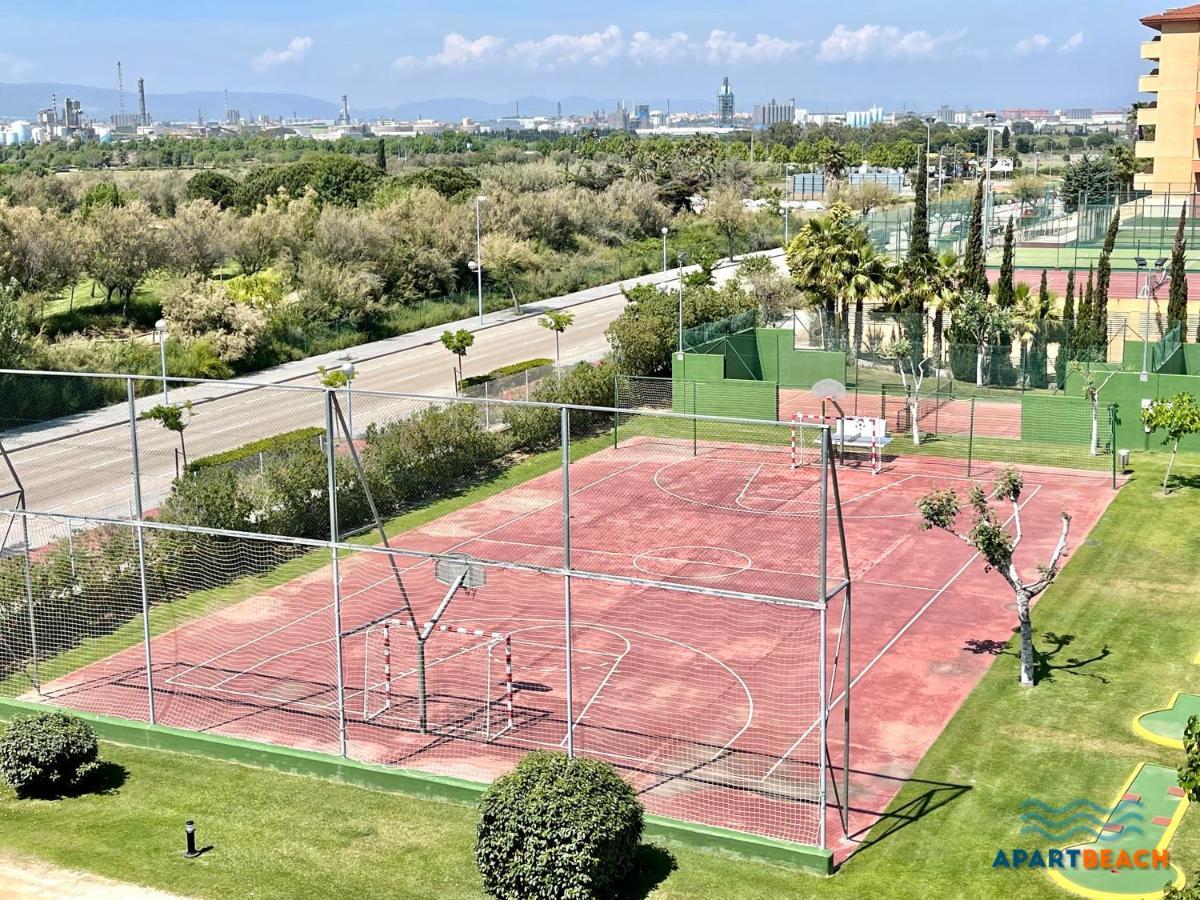 Apartbeach Los Juncos Residencial Piscinas Y Petanca La Pineda Extérieur photo